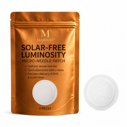 Solar-Free Leanlly Micro-Needle Patch  Natural Tan. No Sun. No Streaks.
