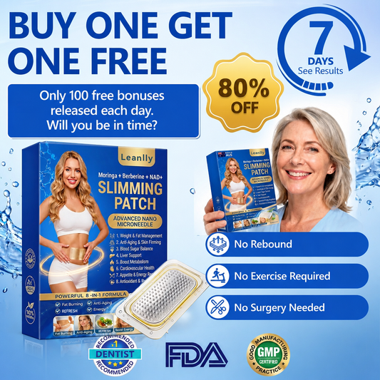 New 2026 Upgrade:  Leanlly® Berberine 8-𝗶𝙣-𝟏 Nano Microneedle Patch