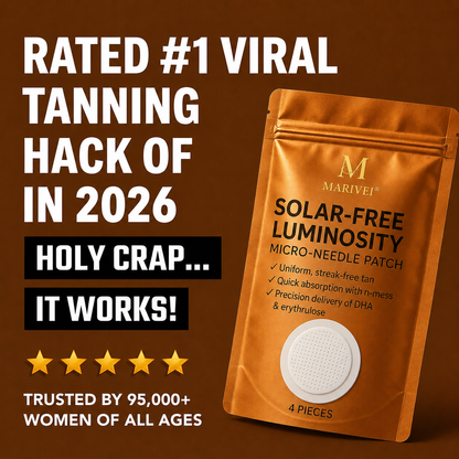 Solar-Free Leanlly Micro-Needle Patch  Natural Tan. No Sun. No Streaks.