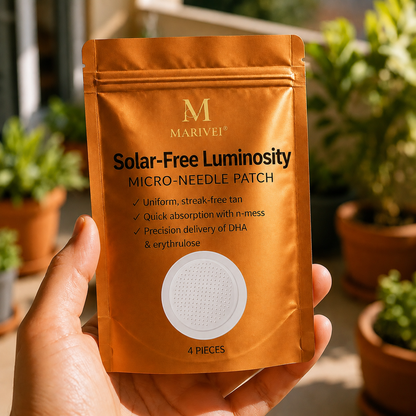 Solar-Free Leanlly Micro-Needle Patch  Natural Tan. No Sun. No Streaks.