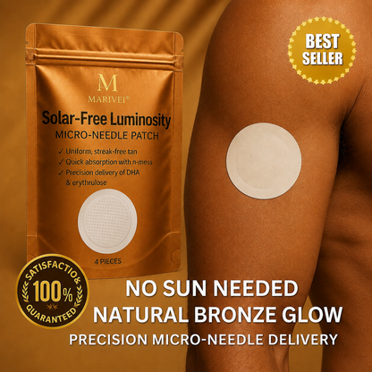 Solar-Free Leanlly Micro-Needle Patch  Natural Tan. No Sun. No Streaks.