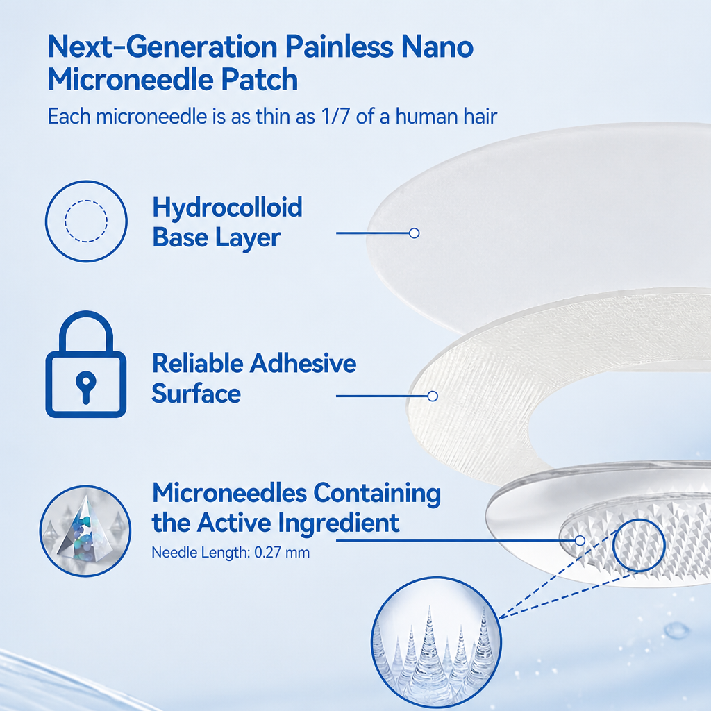 Moringa·Berberine NAD+10-in-1 Advanced Nano Microneedle Patch
