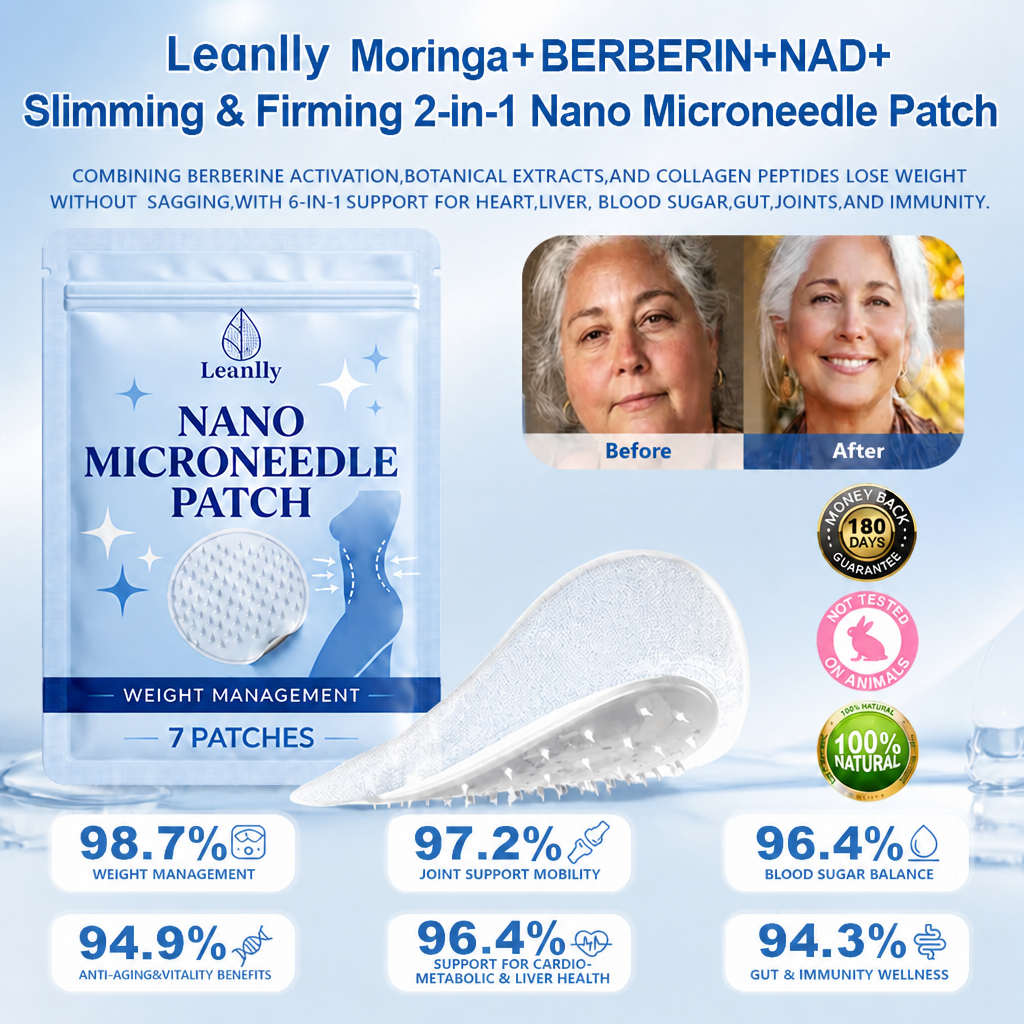Moringa·Berberine NAD+10-in-1 Advanced Nano Microneedle Patch