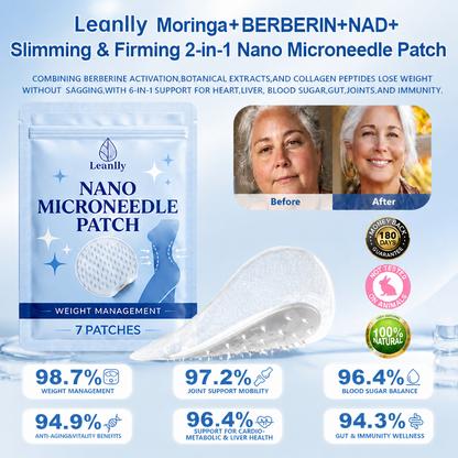 Moringa·Berberine NAD+10-in-1 Advanced Nano Microneedle Patch