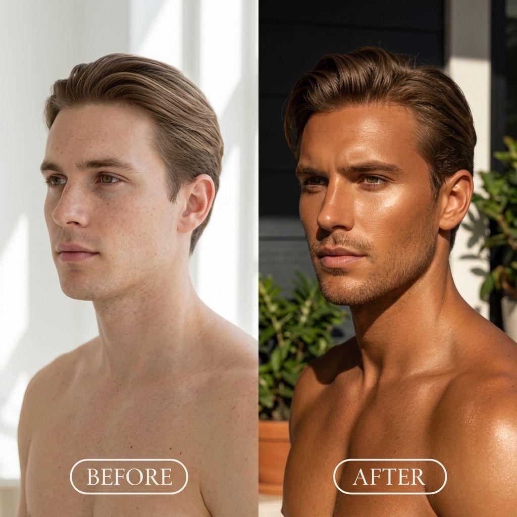 Solar-Free Leanlly Micro-Needle Patch  Natural Tan. No Sun. No Streaks.
